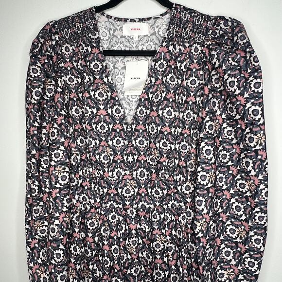 Xirena Ophelia Puff Sleeve Mini Dress Dress Size L - Picture 9 of 11